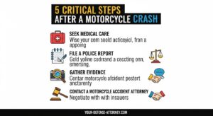 Infographic 5 Critical Steps After a Motorcycle Accident